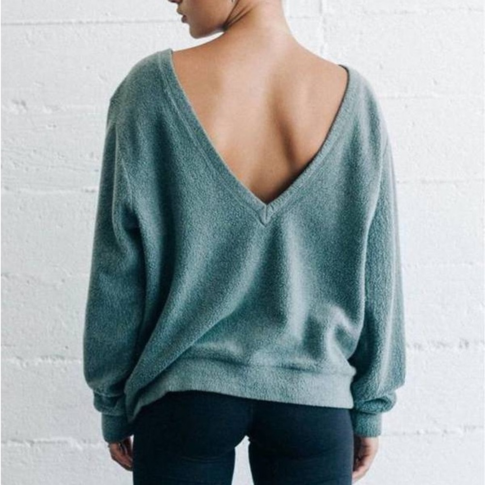 NWOT Joah Brown Get it Pullover Evergreen Sherpa S/M